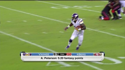 Why didn't the Vikings use Adrian Peterson more?