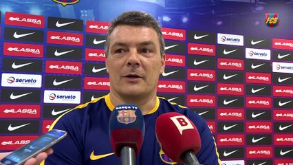 Xavi Pascual prèvia FCB Lassa - Frigoríficos Morrazo