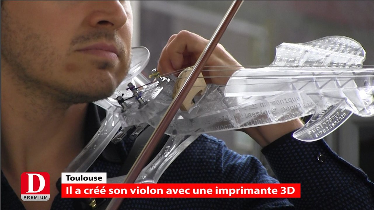 Le 3D varius : le violon électrique imprimé - Vidéo Dailymotion