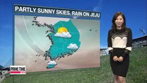 Peninsula to stay sunny as Jeju gets rain