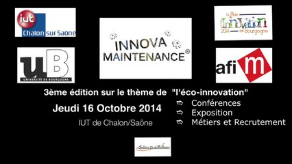 INNOVA-MAINTENANCE-IUT Chalons sur Saône 2014
