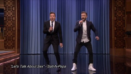 L'histoire du hip-hop chapitre 6 (History of rap 6) de Jimmy Fallon et Justin Timberlake-Tonight Show du 09/09, sur MCM!