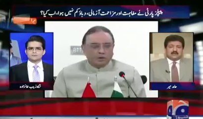 Hamid Mir to Zardari - Come back