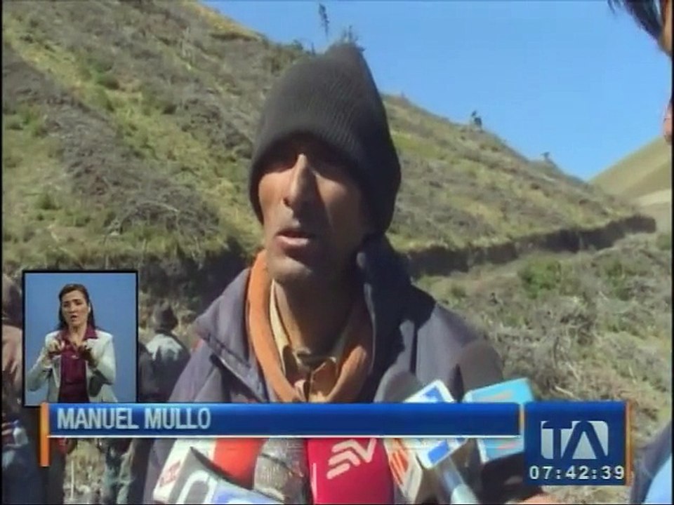Chimborazo es escenario de varios incendios forestales