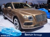 Bentley Bentayga en direct du salon de Francfort 2015