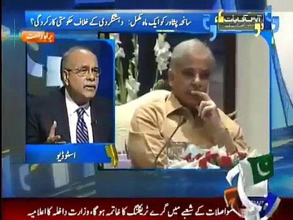 In a secret meeting Shahbaz Sharif assured heads of banned organization that Govt wont touch them, Najam Sethi
