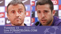 DIRECTO - Rueda de prensa de Luis Enrique y Jordi Alba (REPLAY) (2015-09-15 17:58:48 - 2015-09-15 19:13:35)