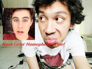 Nash Grier Homophobic Vine Reaction!