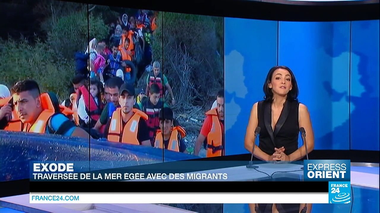 Avec les migrants qui traversent la mer Égée sur des embarcations de fortune