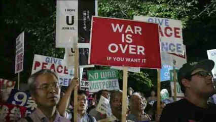 Decenas de miles de manifestantes en Tokio contra la reforma militar nipona