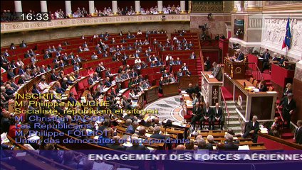 Intervention de Philippe Nauche vols de reconnaissance Syrie