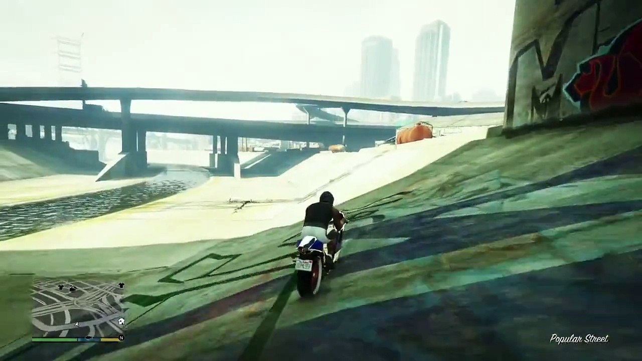 GTA stunt como aparcar la moto