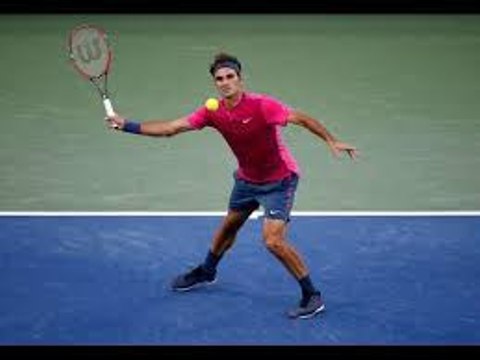 Roger Federer invent a new shot vs Andy Murray Cincinnati 2015 HD