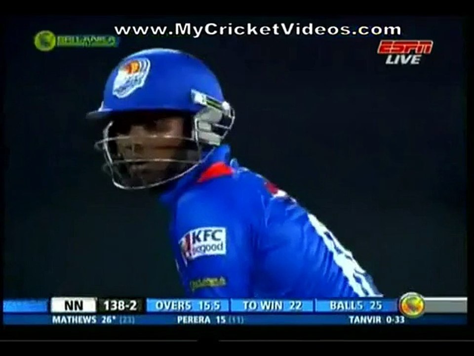 Misbah-ul-Haq Brilliant runout in Srilankan Premier League (SLPL) 2012