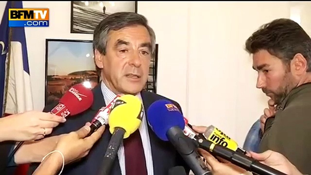 Réaction de François Fillon sur l'option de frappes en Syrie