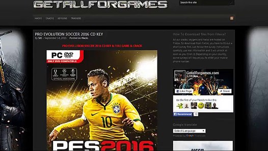 Pro Evolution Soccer Serial Key