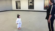 3 Year Old Taekwondo White Belt Reciting Student Creed hit video 2015 | latest funny clip 2015