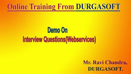 Java WebServices by Durga sir  part-2