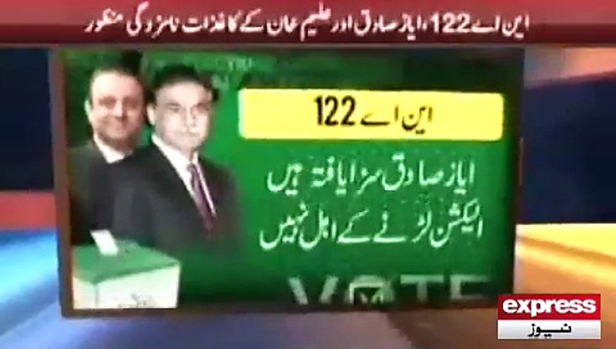 Ayaz Sadiq & Aleem Khan