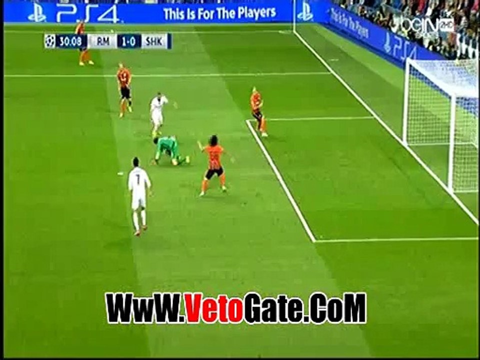 "بنزيما"يتقدم بالهدف الاول ريال مدريد فى شاختار دونيتسك