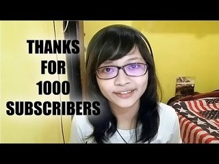 Answering your question - thanks for 1000 subscribers
