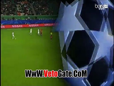 فولفسبورج يتقدم بهدف امام سسكا موسكو بالشوط الاول