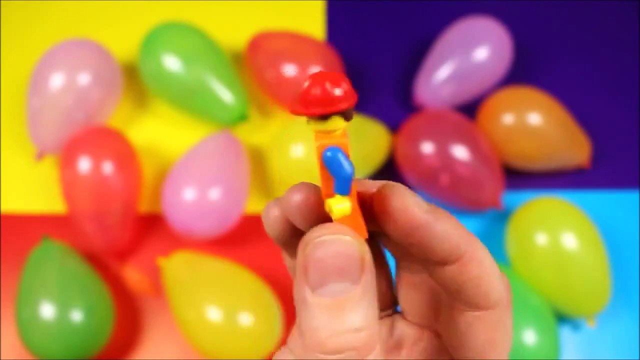 Learn Colors with Balloon Pop Surprise Toys Shopkins, Disney Cars, Dora the Explorer