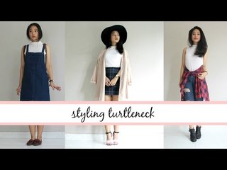 How To Style Turtleneck [ 90's Inspired Lookbook ]