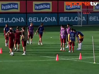 Galatasaray, Cluj maçı hazırlıklarını tamamladı