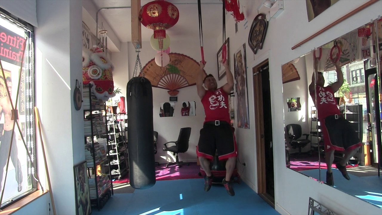 Fitness Test - Full Range Ring Pull Ups - Sifu 21 SBang 13 Shen 10