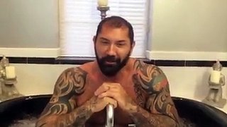 Dave Batista on ALS Ice Bucket Challenge