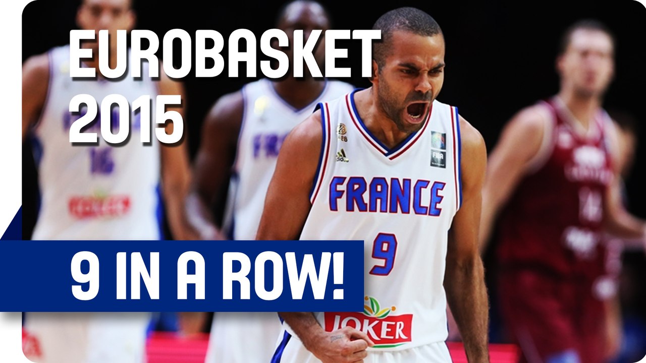 9 in a Row by Tony Parker - EuroBasket 2015