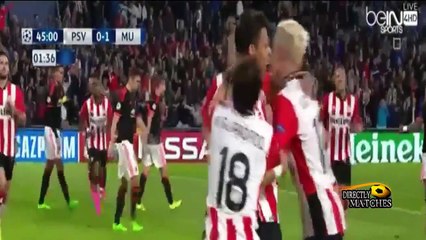 PSV Eindhoven vs Manchester United 2-1 All Goals Full 2015 HD