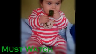 Funny Baby Videos - Cute Baby Eating Broccoli - Cute Baby Videos