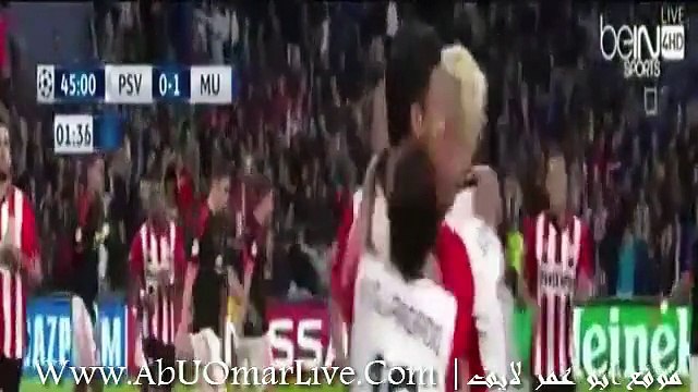 مشاهده اهداف مانشستر يونايتد - إنجلترا و بي إس في آيندهوفن - هولندا بدوري ابطال اوروبا بتاريخ 15_09_2015