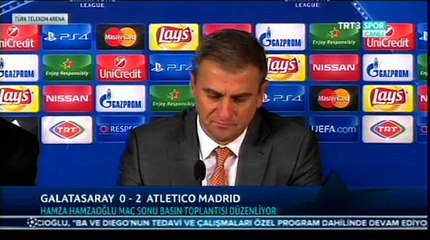 Hamzaoğlu: "İlk yarıdaki sonuç dengemizi bozdu"