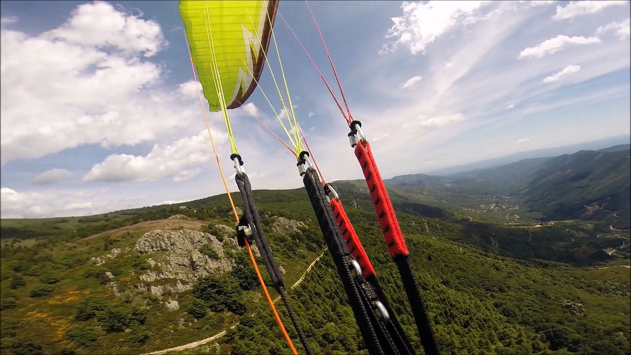 cross parapente en Ardèche Col de Meyrand Chirols le 25.06.2015
