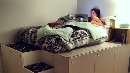 IKEA Hack Platform Bed DIY