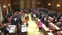 Japanese politicians brawl in parliament over bill to allow troops to fight abroad