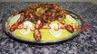 طريقة عمل كسكس باللحم و التفاية Couscous with meat, onions, raisins