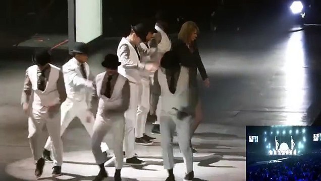 Taylor Swift - Blank Space - 2015 Brit Awards (split screen #2)