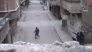 Syria - ISIS fighters in Yarmouk, near Damascus - April, 2015