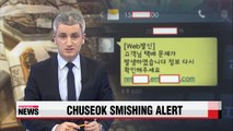 FSS cautions consumers over Chuseok delivery smishing