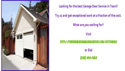 Garage Door & Gate Repair And Maintenance in Cottondale, AL