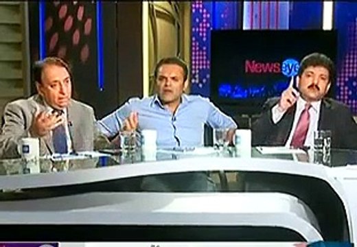 Kashif Abbasi & Hamid Mir take Class of PMLN's Afzal Khan for Defending Nandipur Project