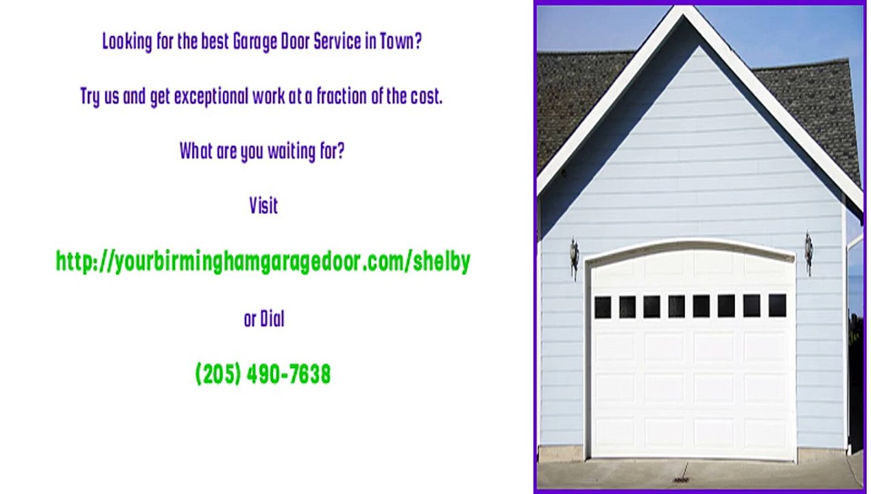 Garage Door Replacement in Shelby, AL