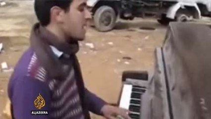 The Piano Man of Yarmouk, and what he left behind