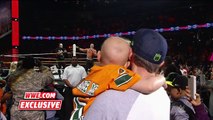 Une belle surprise pour cet enfant qui a survécu à un cancer : il va rencontrer les catcheurs John Cena et Sting - WWE Raw