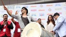 Ranveer Singh Playing DHOL TASHA @ Gajanana Song Launch | Bajirao Mastani
