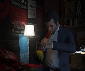Michael Smoke his Son's Weed in GTA V